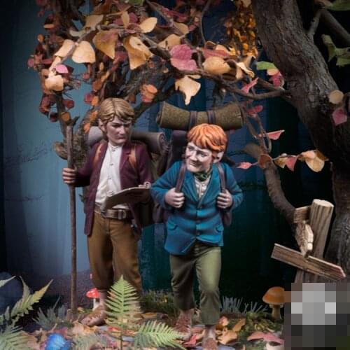 Crazy traveller 1 / 24 Resin figure body model adventure travel boy GK white model handmade R273