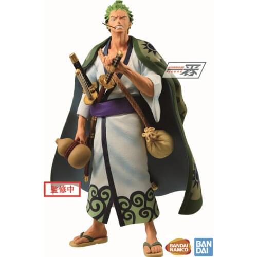 BANDAI Banpresto One Piece Movie Roronoa Zoro Wano Country Anime Figures