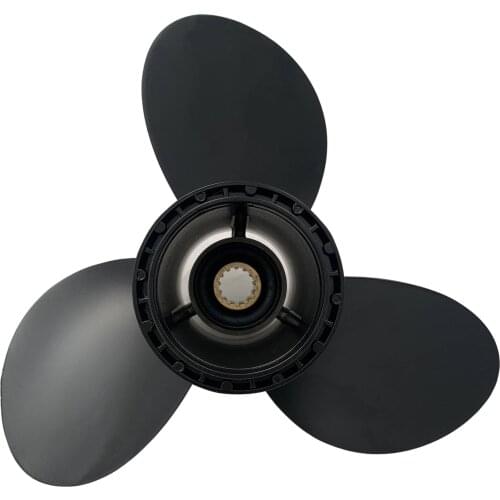 Boat Propeller 11 1/2x13 for Suzuki DT40/DF40/DT50/DF50 3 Blades Aluminum 13 Tooth RH OEM NO: 58100-94313-019 11.5x13