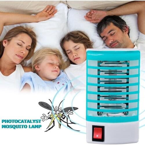 Fly Killer Lamp Mosquito Insect Pest Repellent Mosquito Flies Trap EU Plug