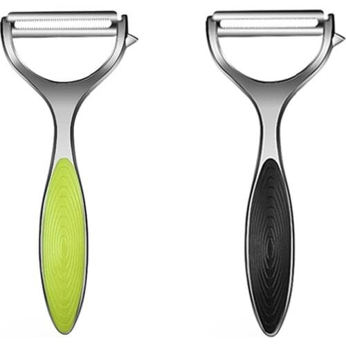 Stainless Steel Multifunctional Vegetable Peeler Household Potato Peeling Knife Peeler Kitchen Fruit Knife Artifact Durable