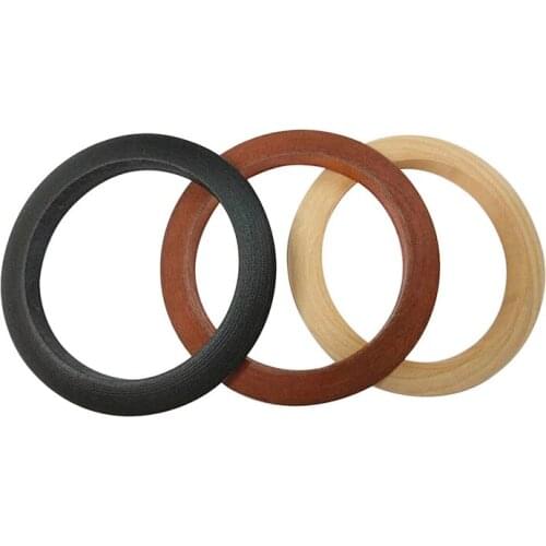 Trendy Lady Round Hollow Beige Natural Wooden Bangles Bracelet Fashion Jewelry Ethnic African Indian Bracelets Femme For Party