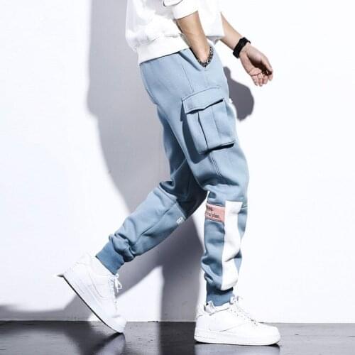 Mens Fashion Camo Pants Haran Hip Hop Pencil Joggers Streetpants US Size S-XXL