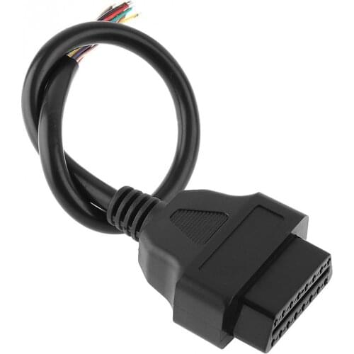 OBD OBD-II 16Pin Female Extension Connect Opening Cable Line Car Diagnostic Interface Connector OBD2 Female Converter Male Cable
