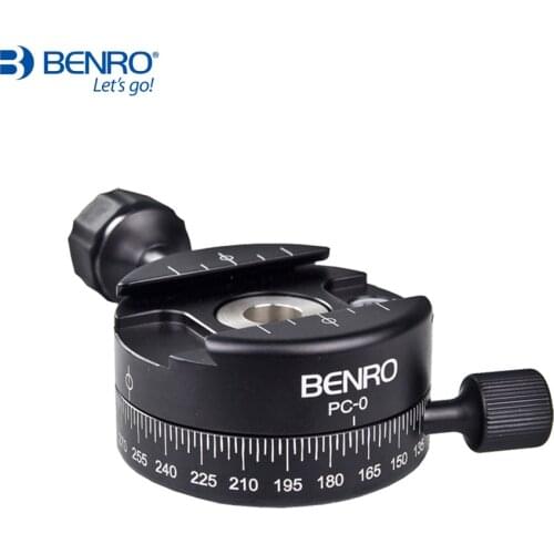 Benro PC0 PC1 Panoramic Head Professional Magnesium Alloy Panhead For Telephoto Lenses Bracket Free Shipping