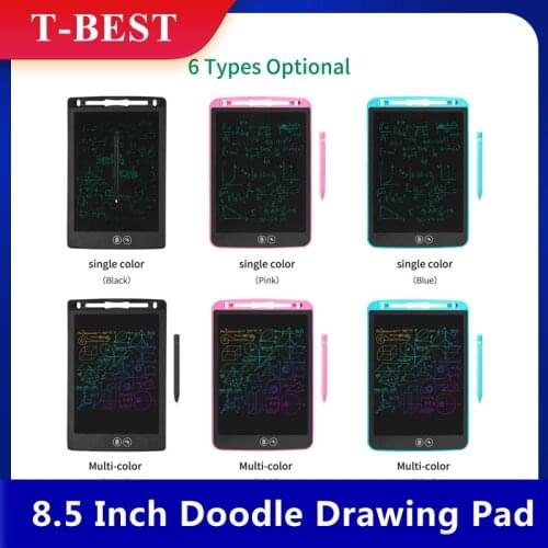 8.5 Inch LCD Writing Tablet Drawing Pad Handwriting Multiple Colorful Board with Magnetic Stylus for Kids