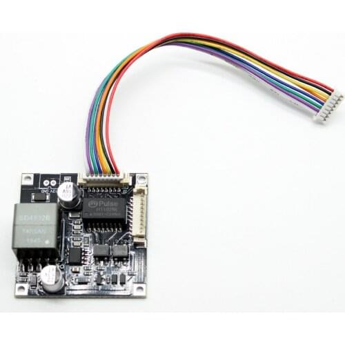 POE Module board for Security CCTV Network IP Camera H.265 8Pin Power Over Ethernet 12V output IEEE802.3af/at compliant
