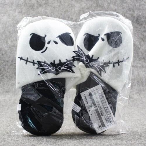 26cm The Nightmare Before Christmas Jack Adult Plush Slipper Warm Indoor Shoes