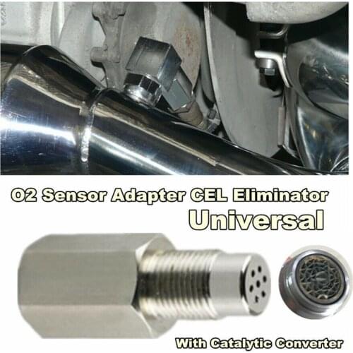 2020 O2 Oxygen Sensor Spacer Engine Light Adapter Bung Catalytic Converter Fix Check