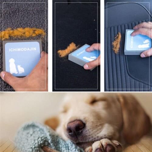 Home Pet Dog Cat Hair Remover Carpet Fur Lint Shedding Brush Cleaning Static Electricity Animal Cat Dog Brush Foam Sponge