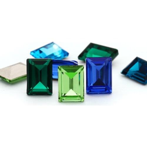 Astrobox Rectangle Crystal Rhinestones Used Nail Art Stone Clothing & Accessories Glue On Glass Rhinestones DIY Jewelry Making