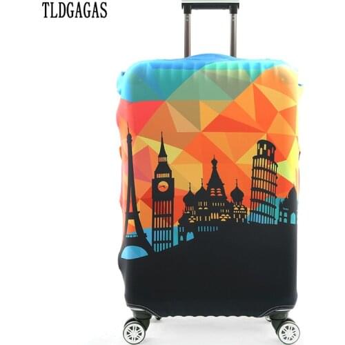 TLDGAGAS Ultra-thin Travel Luggage Suitcase Protective Cover for Trunk Case Apply to 19''-32'' Suitcase Cover Elastic Perfectly