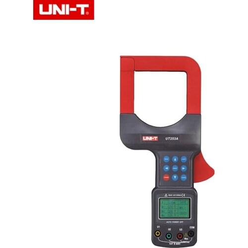 UNI-T UT253A Professional 1200A Large Jaws Leakage Current Clamp Meters Auto Range Voltmeter Meter w/RS232 Data Hold