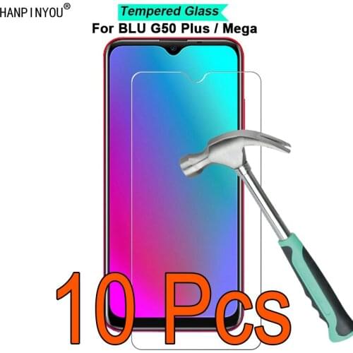 10 Pcs/Lot For BLU G50 Plus / Mega 9H Hardness 2.5D Ultra-thin Toughened Tempered Glass Film Screen Protector Guard