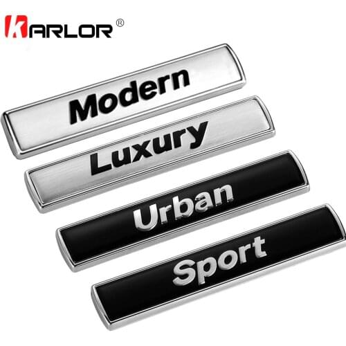 2pcs Luxury Modern Urban Sport Refit Car Auto Fender Tail Emblem Badge Sticker for BMW E46 E39 E90 E60 E36 E30 E34 F30 F10 F20