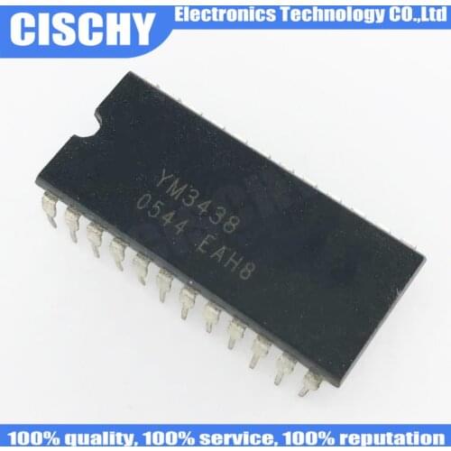 2PCS YM3438 DIP24 3438 DIP-24 DIP