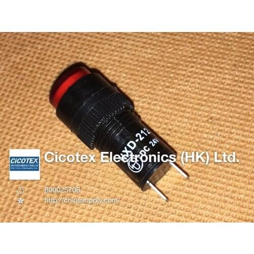 5pcs/lot Nxd-212 dc24v 12pie lamp RED