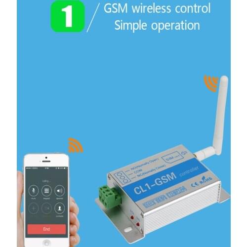 Switch Controller Wireless Remote Controller Switch GSM SMS Smart Controller Switch Home Security System Switch CL1-GSM
