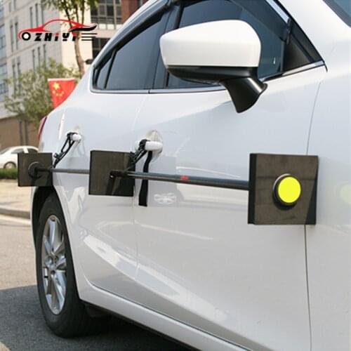 Car Door Side Anti-collision Lever Retractable Lengthen Widen Body Edge Guard Protection Strip Car Sticker for Fit All Models