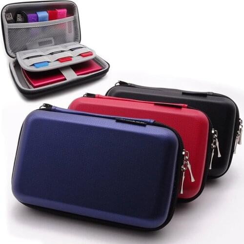 2.5 Inch Hard Drive Accessories Case Bag for WD Seagate HDD Power Phone USB Cable U Disk SD Card Power Bank Travel Organizer Box