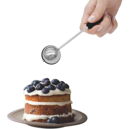 Mini Sugar Spoon Baker’s Dusting Wand for Sugar Flour And Spices Stainless Steel Flour Spoon Sugar Powder Spoon Kitchen Tools