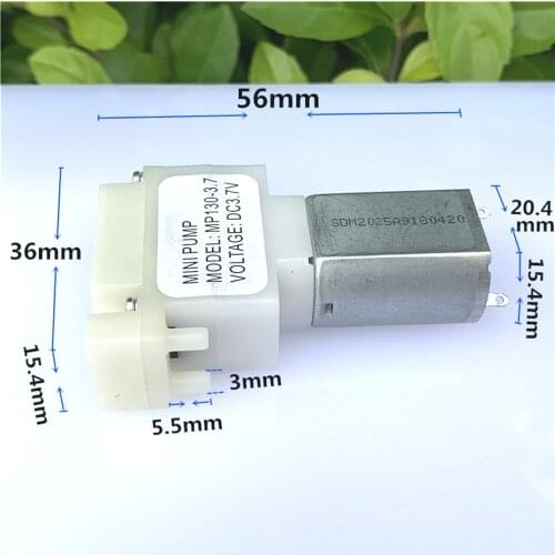 Mini Double-hole Air Pump DC 3.7V-5V Inflation Vacuum Pump Aquarium Oxygen Pump Eye Protector Medical Monitor Beauty Instrument