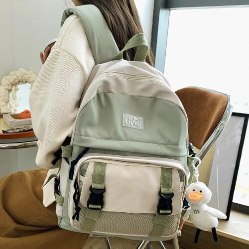 Fashion Women Backpack Waterproof Nylon school bags for teenager girls 2021 Student Schoolbag Travel bagpack Mochila Rucksack