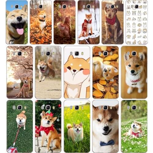049FG Brushwood Doge Shiba Inu Funny Dog Soft Silicone Tpu Cover phone Case for Samsung j3 j5 j7 2016 2017 j330 j2 j6 Plus 2018
