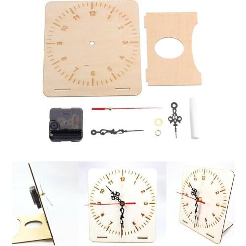 DIY Clock Primary School Technology Production Kit Manual Invention DIY Material Science Model