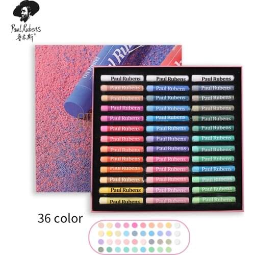 Paul Rubens Oil Pastel 36+3 Colors Set Painting Paint Soft and Vibrant Macaron Colors Non-Toxic Oil Pastels Suitable for Artists