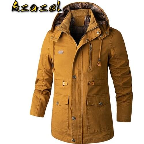 European Style Velvet Padded Parkas Jacket and Coat For Men Winter Outwear Hooded Jackets Parkas For Men Oversized Streetwear