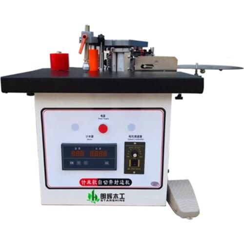 Manual Edge Banding Machine Double-Sided Adhesive Portable Edge Banding Strip Wood Edge Banding Machine 1100W 110V/220V