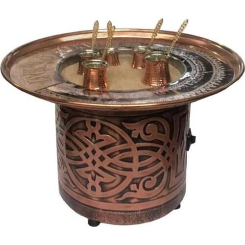 Spiral Model Sand Coffee Machine with + 2 Copper Coffee Pots