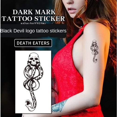 New Arrival Black Snake Temporary Tattoo Man Women Arm Body Art Animal Fake Tattoos Body Makeup Waterproof tatuajes