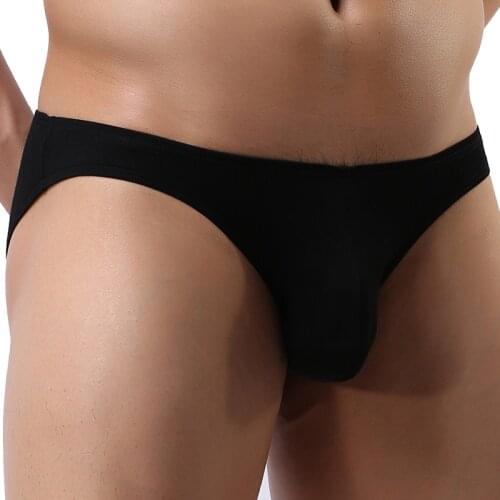 Sexy Men Underwear Men Briefs Modal Low Waist Underpants Penis Pouch U Convex for Gay Quick Dry Sexy Bikini Male Panties