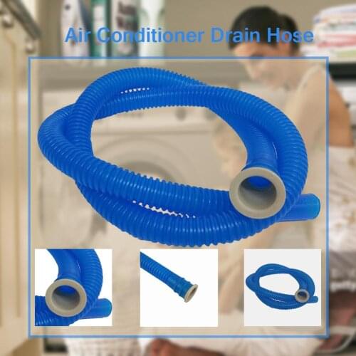 Washing Machine Inlet Pipe Air Conditioning Hose Drain Pipe Flare Inner Diameter 16MM PVCS Outlet Pipe Blue Air Conditioner Drai