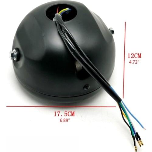 Vintage Motorcycle LED Head lamp Headlamp Motorcycle Headlight Turn Signal Light 124B