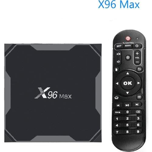 10pcs X96 Max Android 9.0 TV Box Amlogic S905 X2 4GB DDR4 64GB Max 2.4G/5G Dual WiFi USB3.0 BT4.2 Support 4K Media Player
