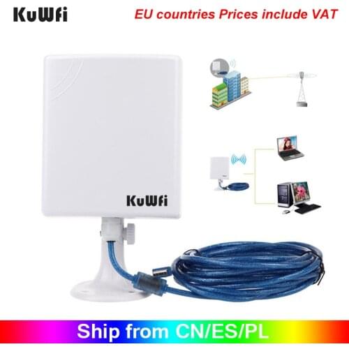 2.4G WiFi USB Adapter 150Mbps Long Distance Wifi Antenna High Power Wireless Network Card Desktop Wifi Receiver With 5m Cable