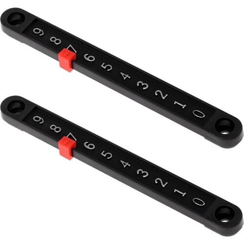 2 Pieces Scoring Unit Scoreboard - Universal for Standard Foosball Tables - Easy to Install and Sturdy