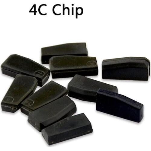 OkeyTech Transponder Chip Blank ID 4C Carbon Ceramic Or Glass Car Key Chips ID4C for Toyota Camry Prado Corolla Crown For Ford
