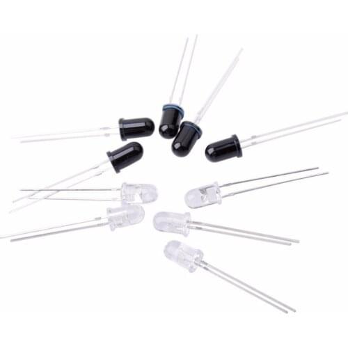 5mm 940nm IR LED Assorted Infrared Emitter And IR Receiver Diodes 5mm 940nm IR Infrared LED