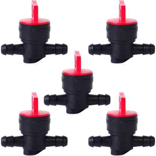 LETAOSK 5pcs Lawn Mower Parts InLine Straight Fuel Gas Cut-Off Shut-Off Valve Petcock 493960 494768 for Briggs Stratton Quantum
