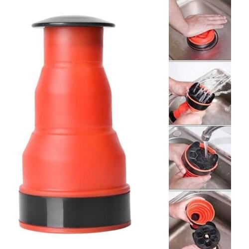 NEW Manual Air Power Kitchen Bathroom Toilet Sink Drain Blaster Pump Sink Plunger Pipe Clog Remover Cleaning Tool