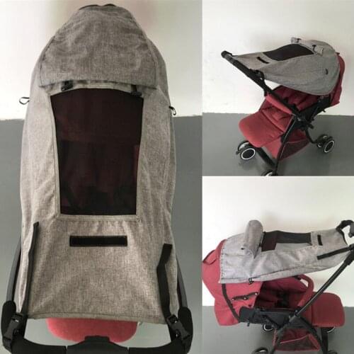 Universal Baby Stroller Sun Visor Carriage Parasol Canopy Cover Windproof Waterproof Sun Shade UV Protection Cover For Pram Push