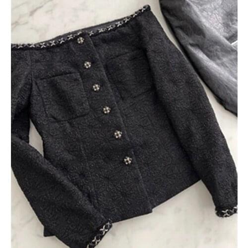 Женские черные куртки Twotwinchic China At AliExpress