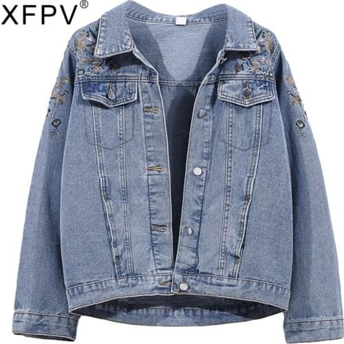 Женские джинсовые куртки XFPV China At AliExpress