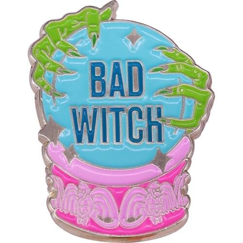 Green Hands On Blue Ball With Stars Colorful Badge