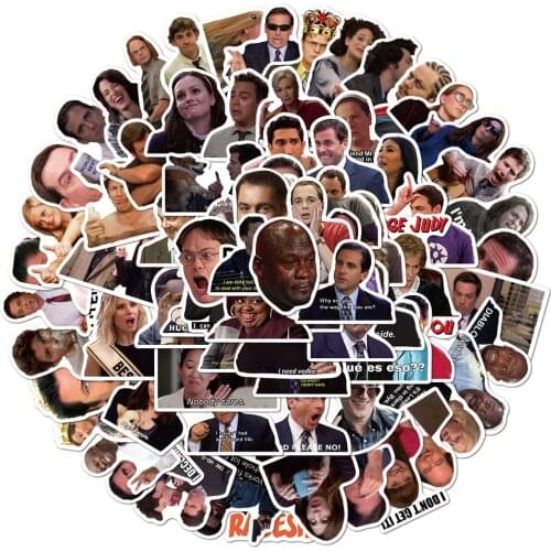 10/30/50/100pcs Friends Big Bang Theory Office Classic TV Show Stickers Funny Expression DIY Fridge Luggage Laptop Sticker Toy