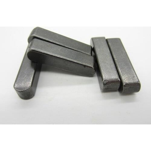 100Pcs M3*3*(6/8/10/12/14/16/18/20/22/25/28/30)Round Ended Feather Key Drive Shaft Parallel Keys GB1096